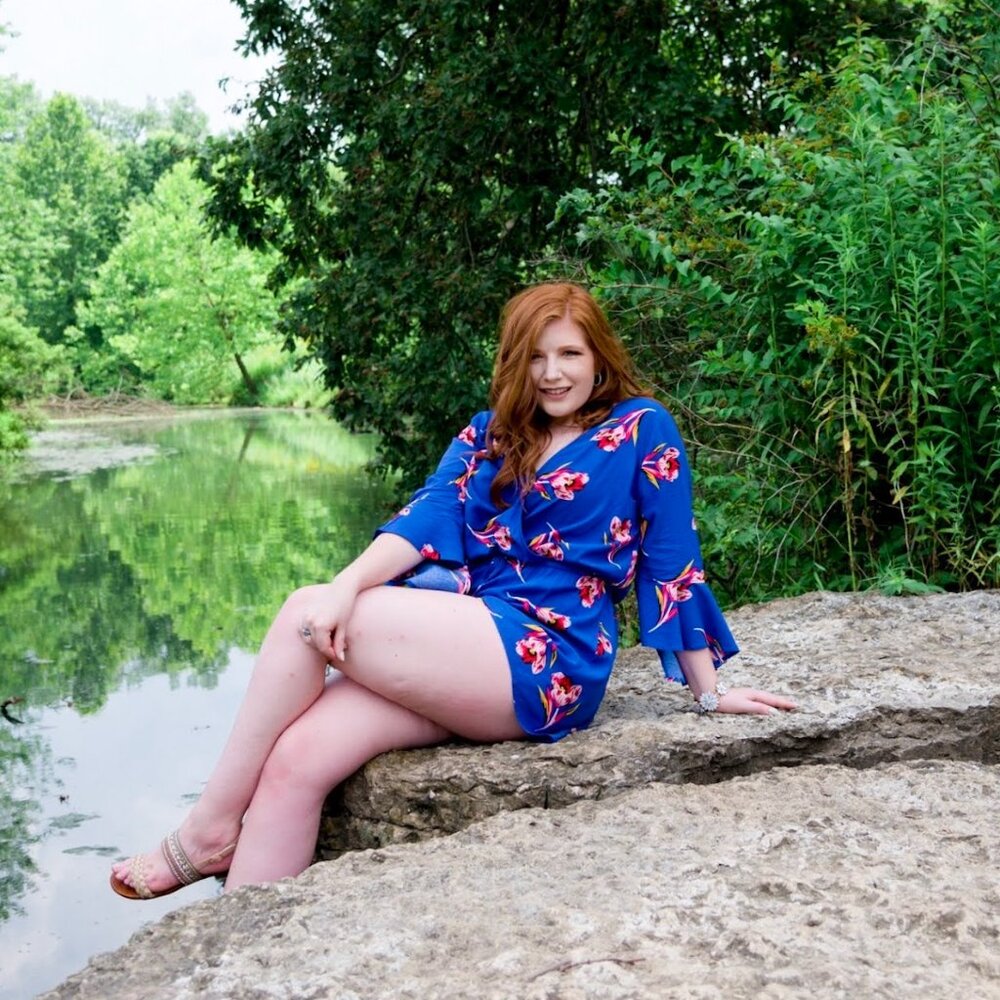 Express Floral Bell Sleeve Romper